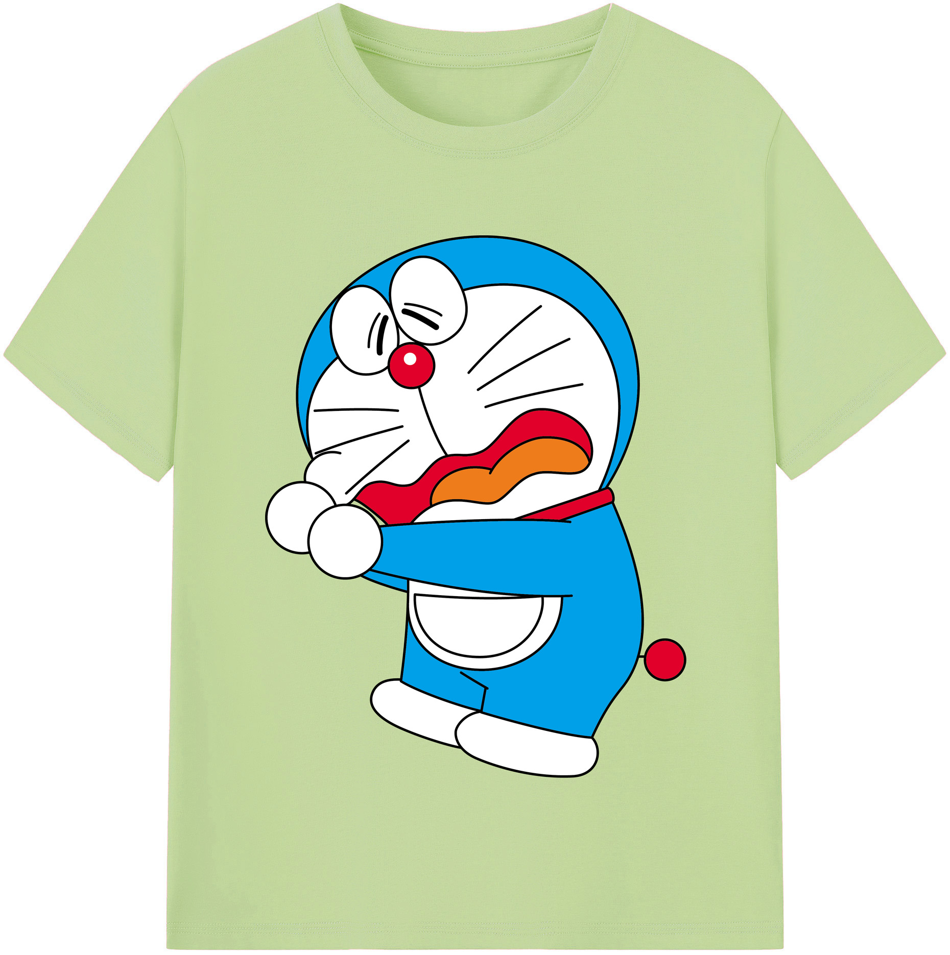 （画像用） ドラえもん Doraemon 綿100％半袖Tシャツ（フロントプリント）